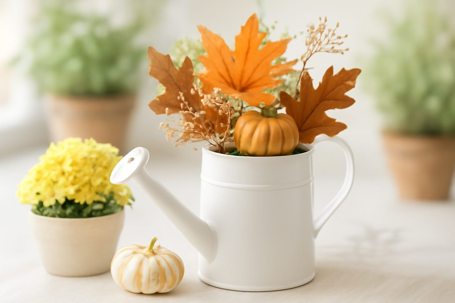 Herbstdeko basteln für den Garten — der Weg zum Ergebnis